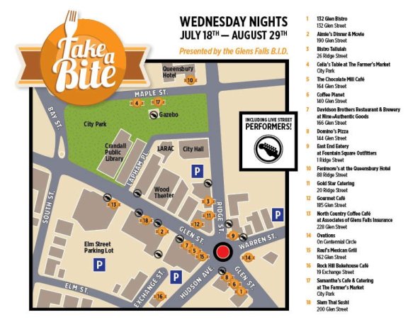 Take A Bite Map 2012